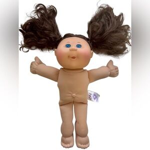 Naked Cabbage Patch Kids Brown-Haired Doll